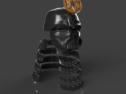 Darth Vader Samurai Helmet Ready to Print Modelo de impresión 3D