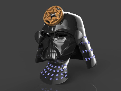 Darth Vader Samurai Helmet Ready to Print Modelo de impresión 3D