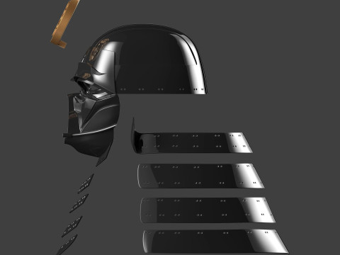 Darth Vader Samurai Helmet Ready to Print Modelo de impresión 3D