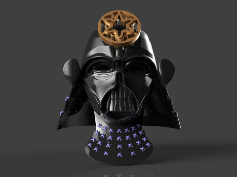 Darth Vader Samurai Helmet Ready to Print Modelo de impresión 3D