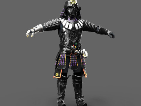 Darth Vader Samurai Cosplay Full Armor Ready to Print 3D Принт Модель