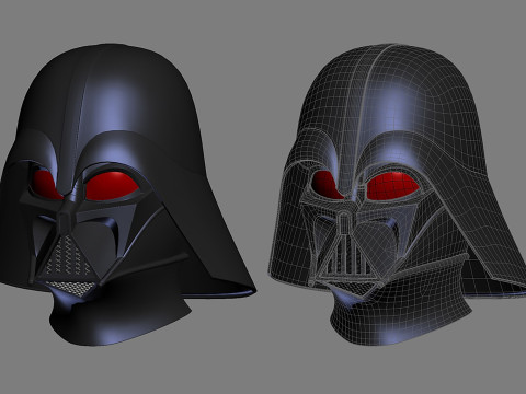 Darth Vader Rebels Helmet from Star Wars Ready to Print 3D 프린트 모델