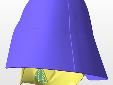 Darth Vader Rebels Helmet from Star Wars Ready to Print 3D 프린트 모델