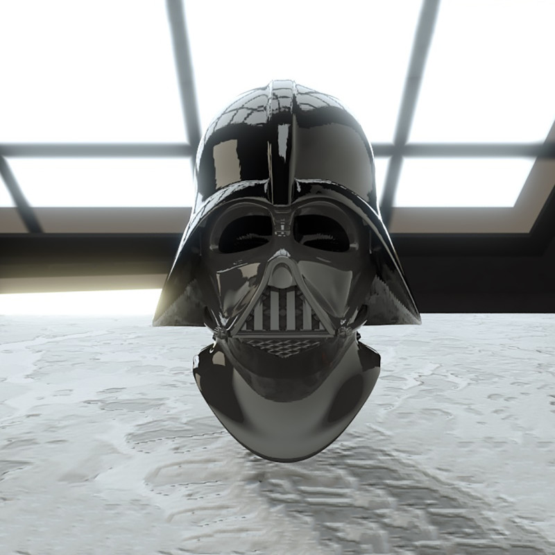 Darth Vader Reveal Helmet from Star Wars Ready to Print 3D 打印模型 .c4d .max .obj .3ds .fbx .stl .blend