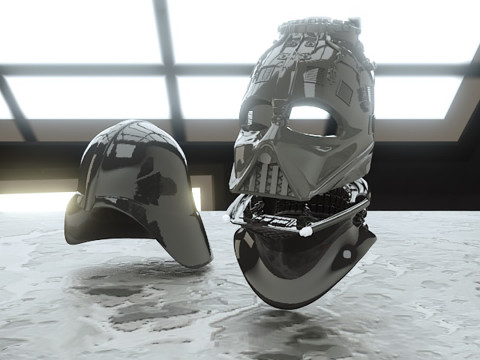 Darth Vader Reveal Helmet from Star Wars Ready to Print 3D 打印模型