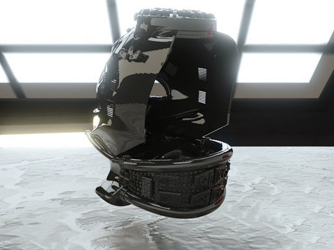 Darth Vader Reveal Helmet from Star Wars Ready to Print 3D 打印模型