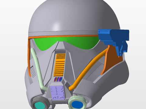 Death Trooper Full Armor from Star Wars Ready to Print 3D Print Model