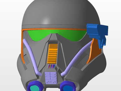 Death Trooper Full Armor from Star Wars Ready to Print 3D Print Model