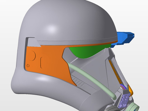 Death Trooper Full Armor from Star Wars Ready to Print 3D Print Model