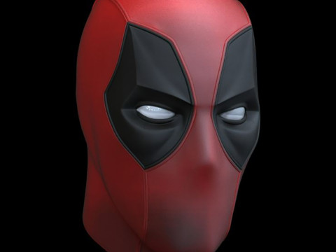 DeadPool Mask Ready to Print 3D 打印模型