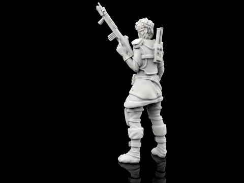 Apex Legends Bangalore Sculpture 3D Printable Model 3D Print Model