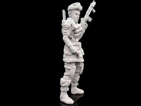 Apex Legends Bangalore Sculpture 3D Printable Model 3D Print Model