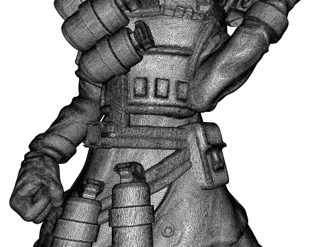 Apex Legends Bangalore Sculpture 3D Printable Model 3D Print Model