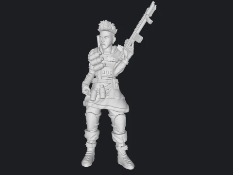 Apex Legends Bangalore Sculpture 3D Printable Model 3D Print Model