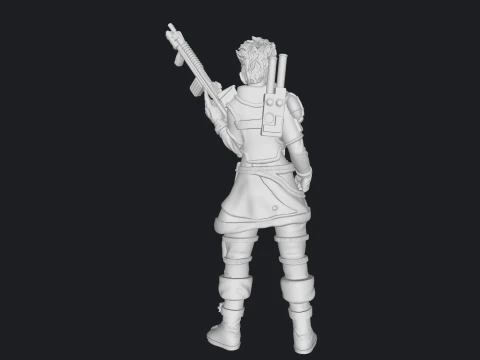 Apex Legends Bangalore Sculpture 3D Printable Model 3D Print Model