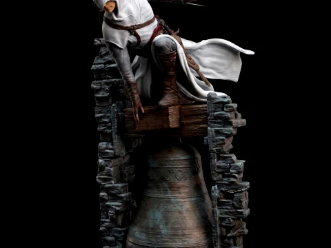 Altair Assassin Sculpture 3D Print Model 3D Print Model