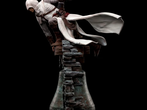 Altair Assassin Sculpture 3D Print Model 3D Print Model