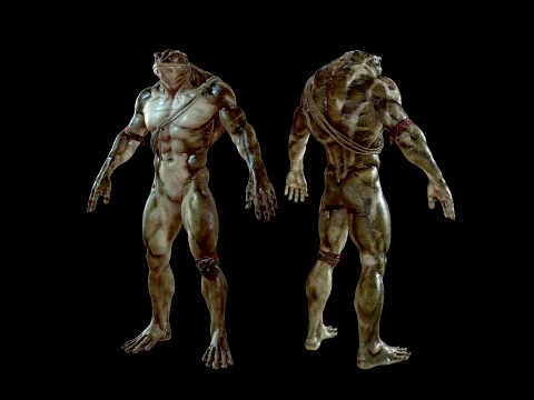 Rash Battletoads Low-poly 3D Model