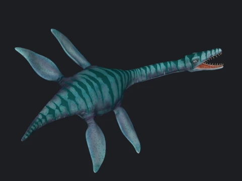 Plesiosaurus Dinosaur 3D Print Model 3D Print Model