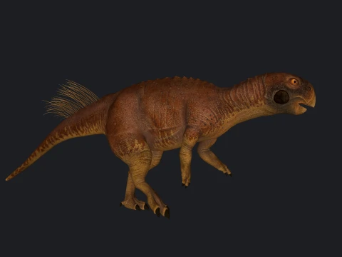 Psittacosaurus Dino 3D Print Model 3D Print Model