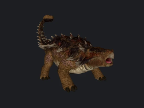 Ankylosaurus Dino 3D Print Model 3D Print Model
