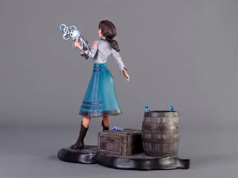 Elizabeth Bioshock Sculpture 3D Print Model 3D Print Model