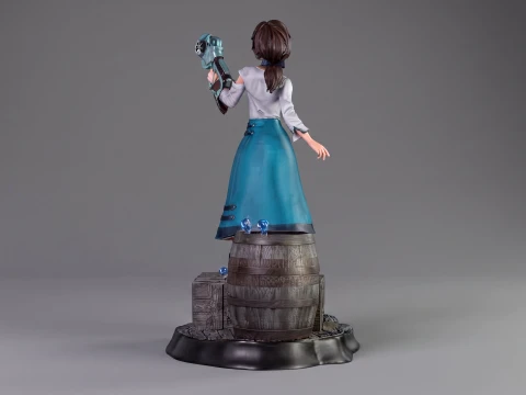Elizabeth Bioshock Sculpture 3D Print Model 3D Print Model