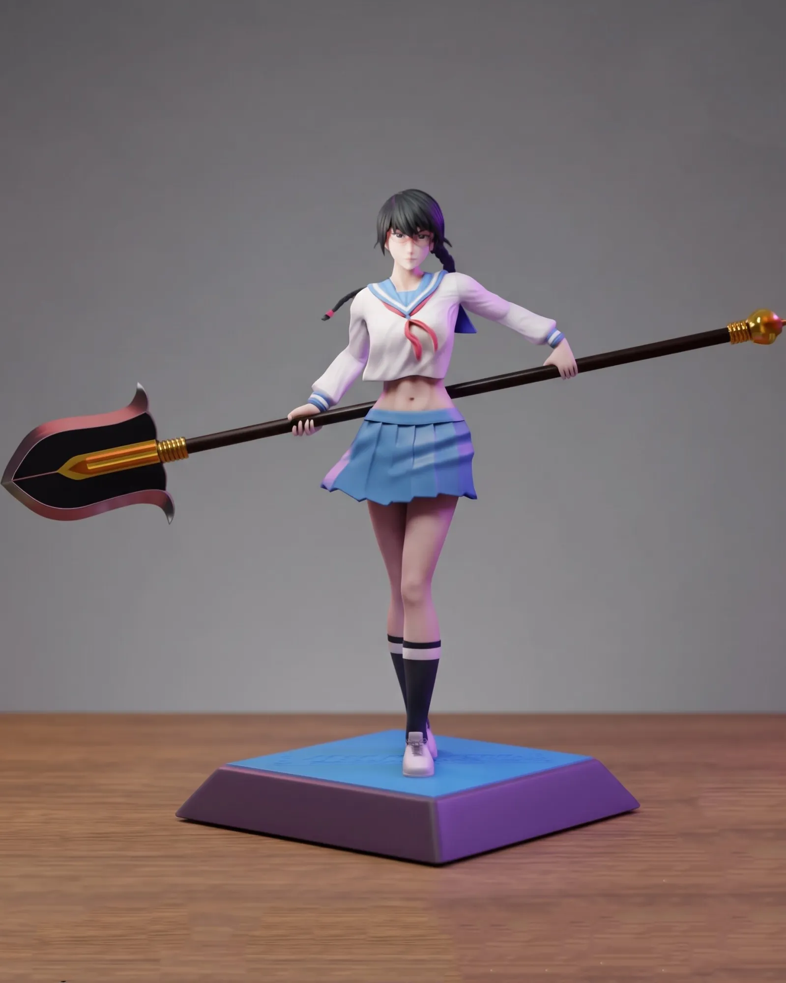 Lisa Yadomaru Sculpture 3D Print Model 3D Print Model .c4d .max .obj .3ds .fbx .stl .blend 