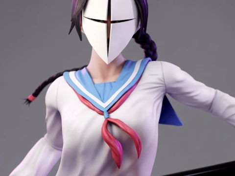 Lisa Yadomaru Sculpture 3D Print Model 3D Print Model