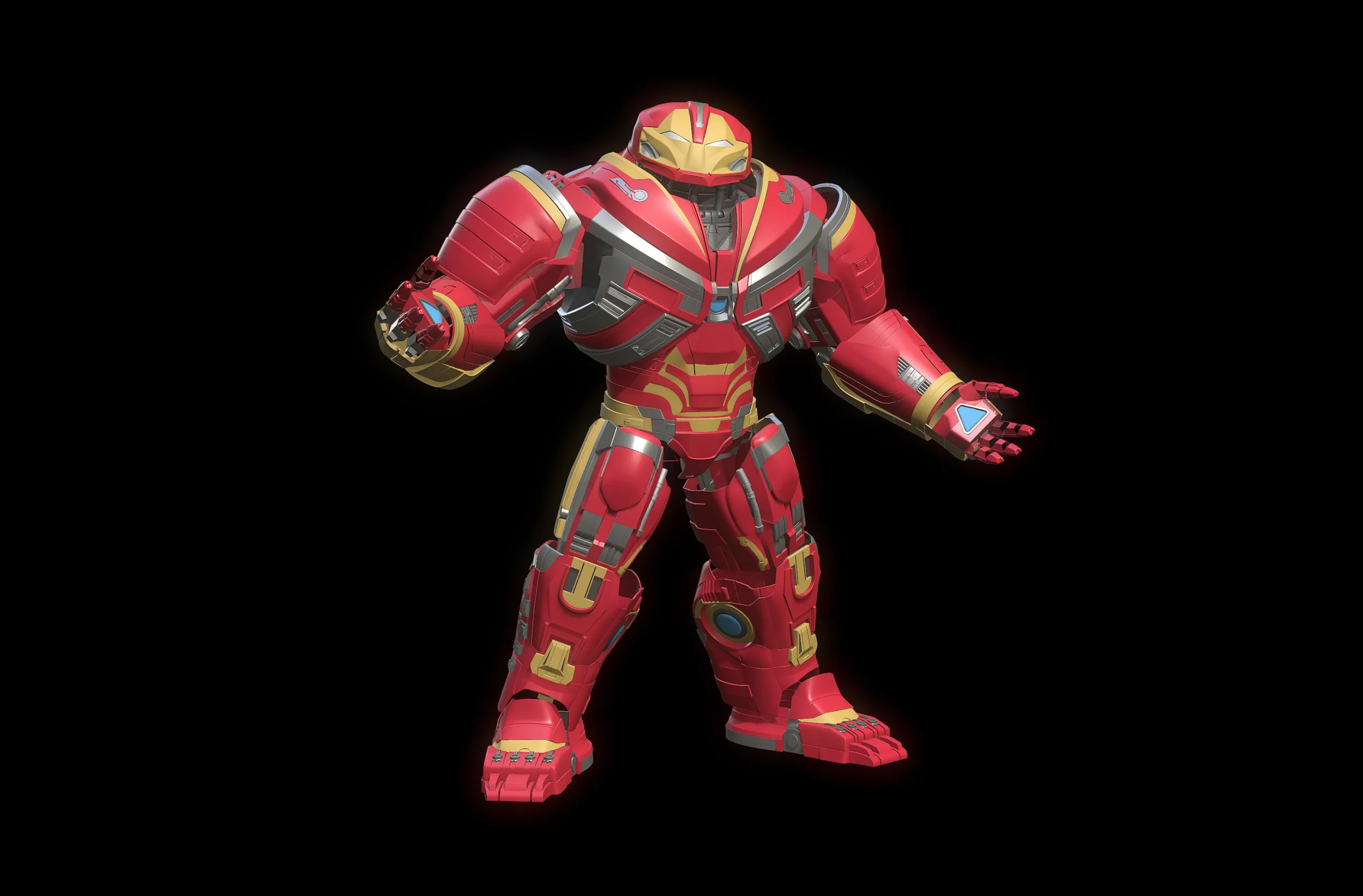 Infinity War Hulkbuster MK44 Full Armor 3D Print Model 3D Print Model .c4d .max .obj .3ds .fbx .stl .blend 