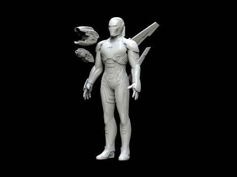Iron Man MK 50 Full Body Armor Suit 3D Print Model 3D 프린트 모델