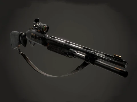 Tactical Shotgun Longinus Victoria A5 3D Принт Модель