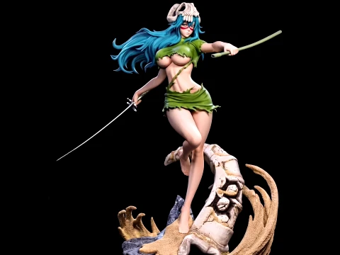 Nelliel Tu Odelschwanck - Bleach Figure 3D Print Model 3D Print Model