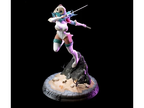 Nelliel - Bleach Sculpture 3D Print Model 3D Print Model