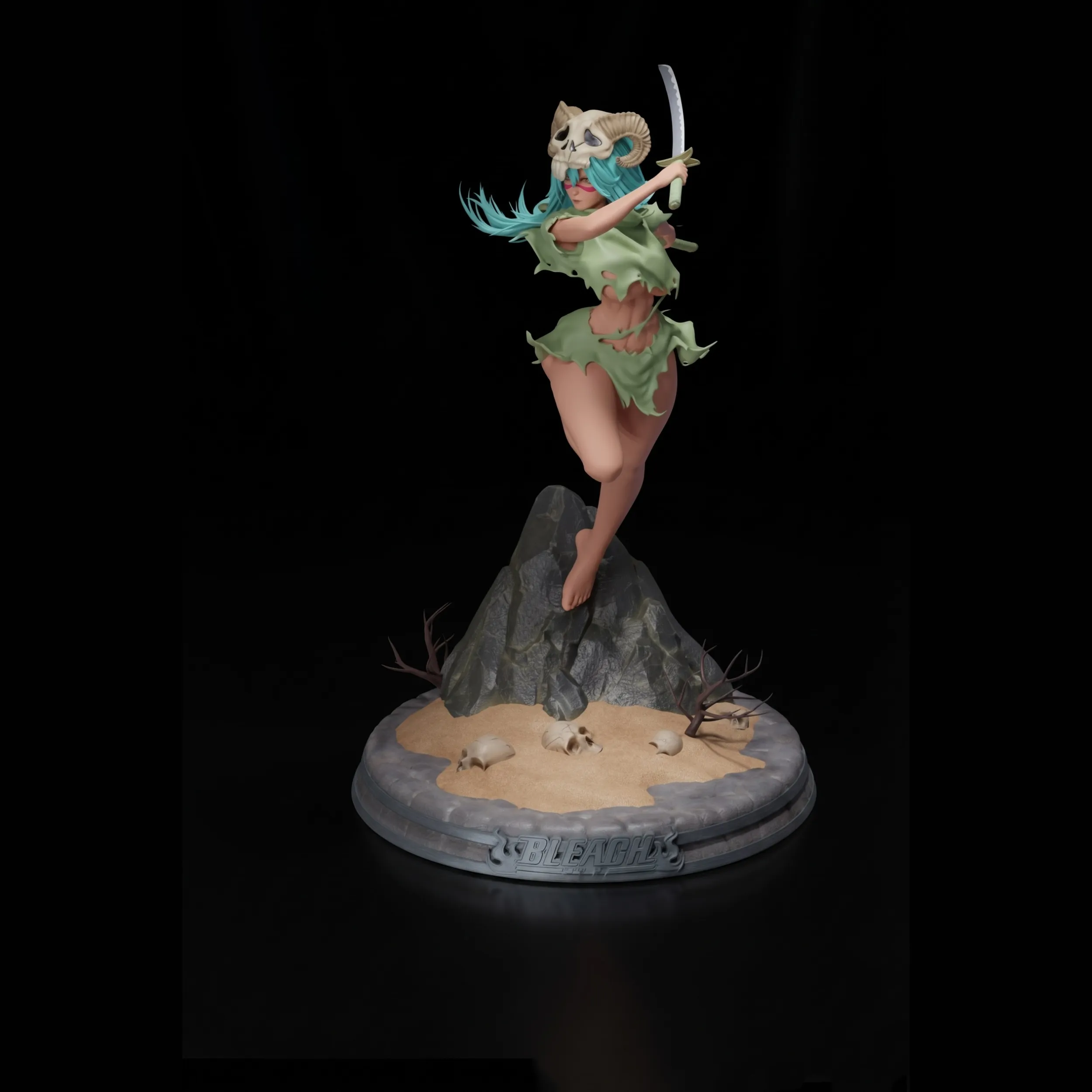 Bleach - Nelliel Tu Odelschwanck 3D Print Model .c4d .max .obj .3ds .fbx .stl .blend 