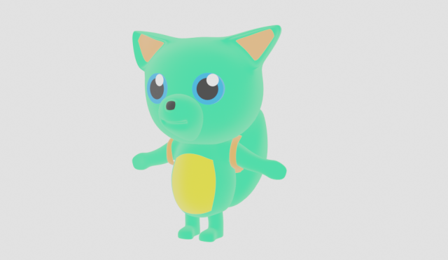 fox boy 3D Model .c4d .max .obj .3ds .fbx .stl .blend 