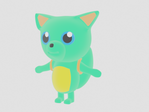 fox boy 3D 模型