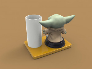 yoda Model do druku 3D