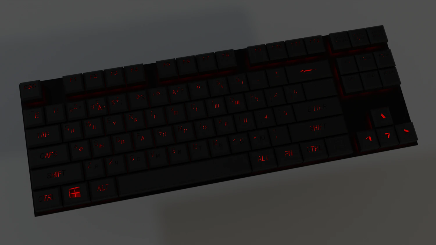 Keyboard 3D Model .c4d .max .obj .3ds .fbx .stl .blend 