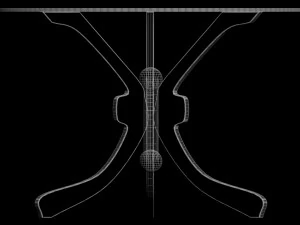 stolik kawowy Model 3D