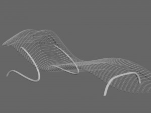 Deckchair 3D Model