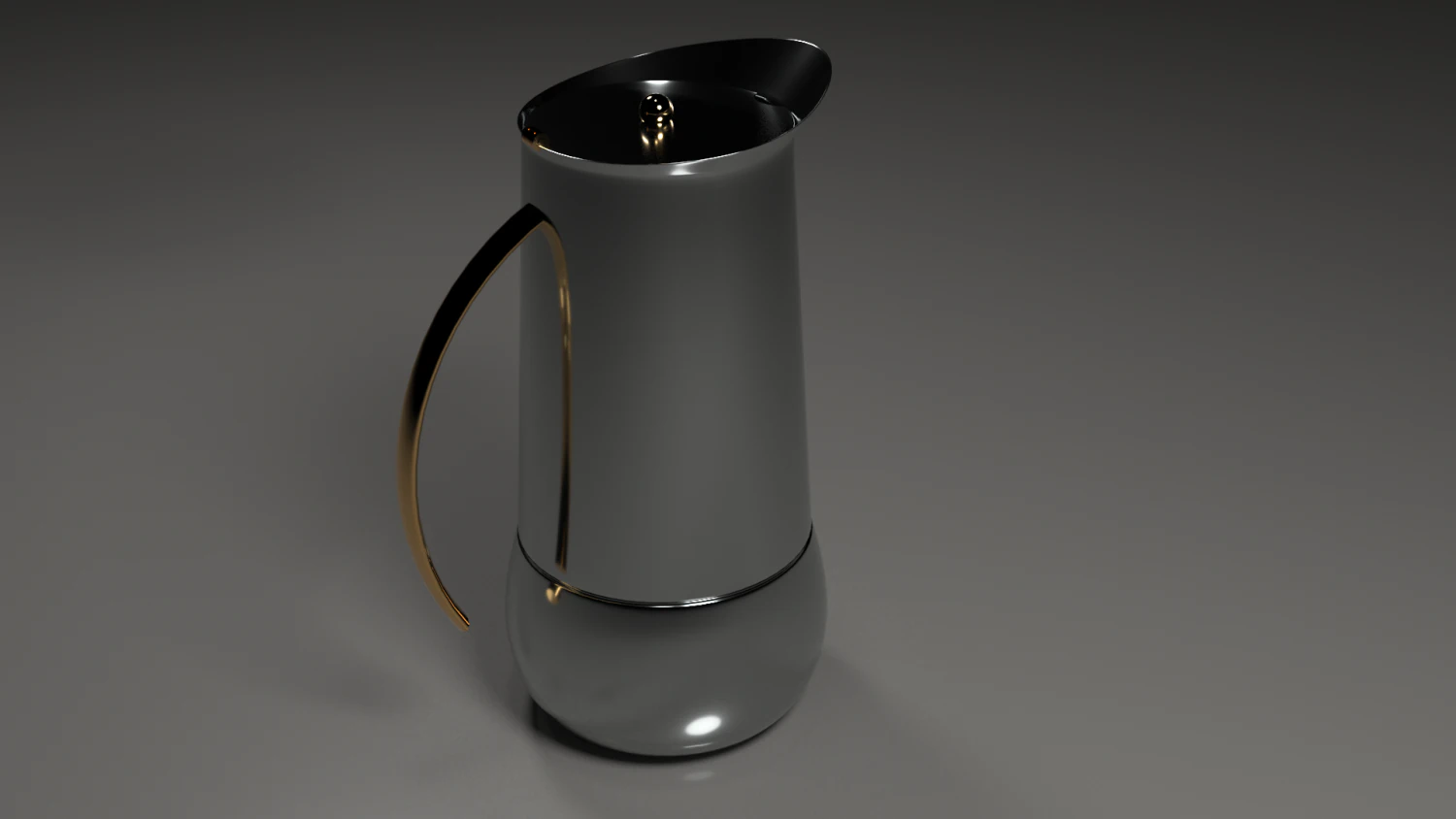 neapolitan coffee maker 3D Model .c4d .max .obj .3ds .fbx .stl .blend 