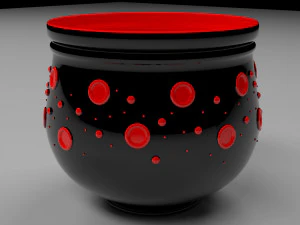 Jarr&oacute;n de cer&aacute;mica Modelo 3D