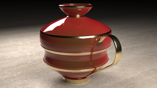 Ceramic vase 3D मॉडल .c4d .max .obj .3ds .fbx .stl .blend 
