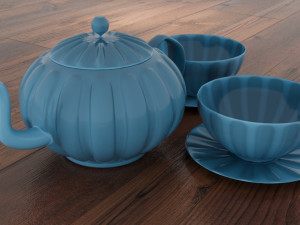 Tea set 3D Модель