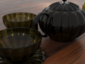 Tea set 3D Модель