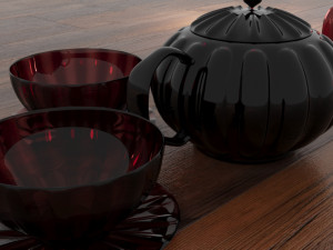 Tea set 3D Модель