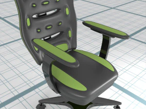 Gaming armchair 3D Model