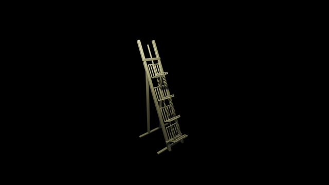 Magazine stand 3D 모델 .c4d .max .obj .3ds .fbx .stl .blend 