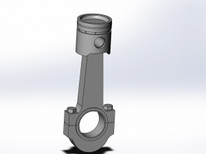 piston assembly Model 3D
